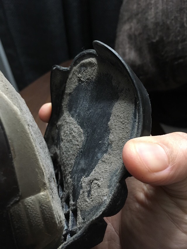 sole of shoe falling off